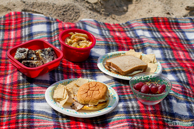 cibi in spiaggia