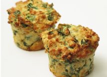 Muffin alla farina di ceci e spinaci