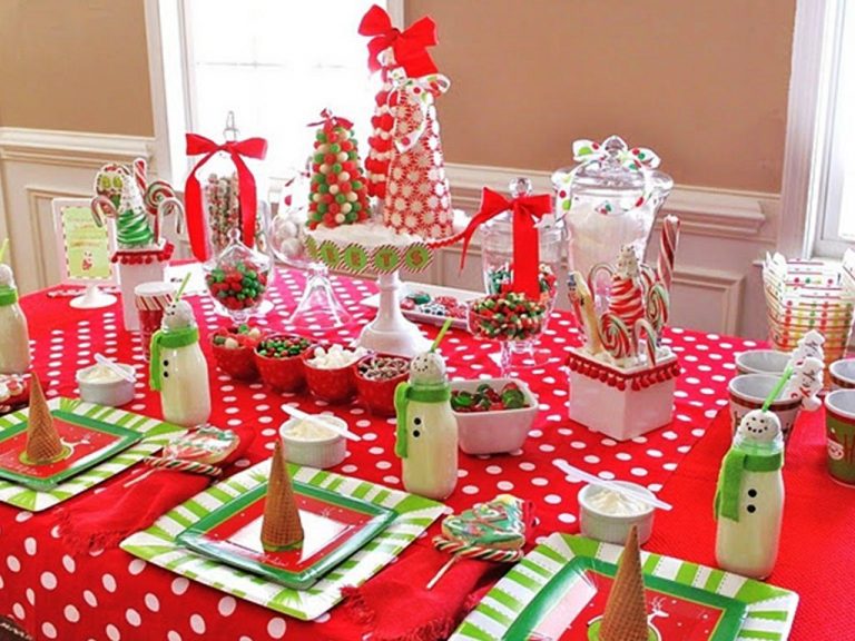 Christmas Decorations Ideas Dining Table 1