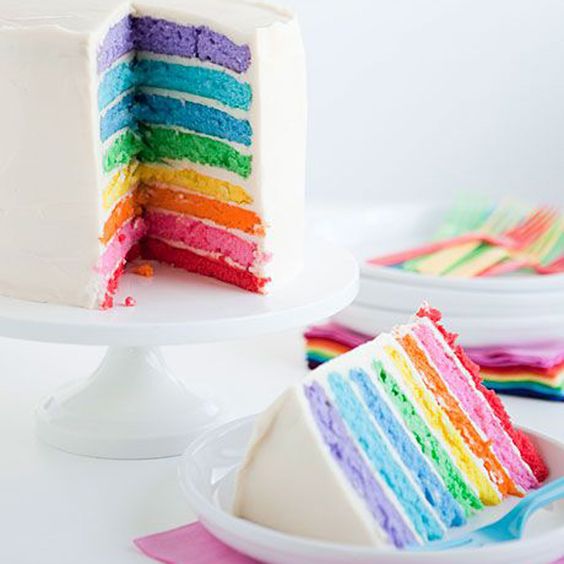 rainbow cake