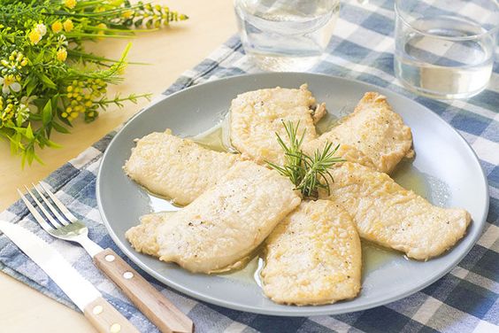 scaloppine al vino bianco