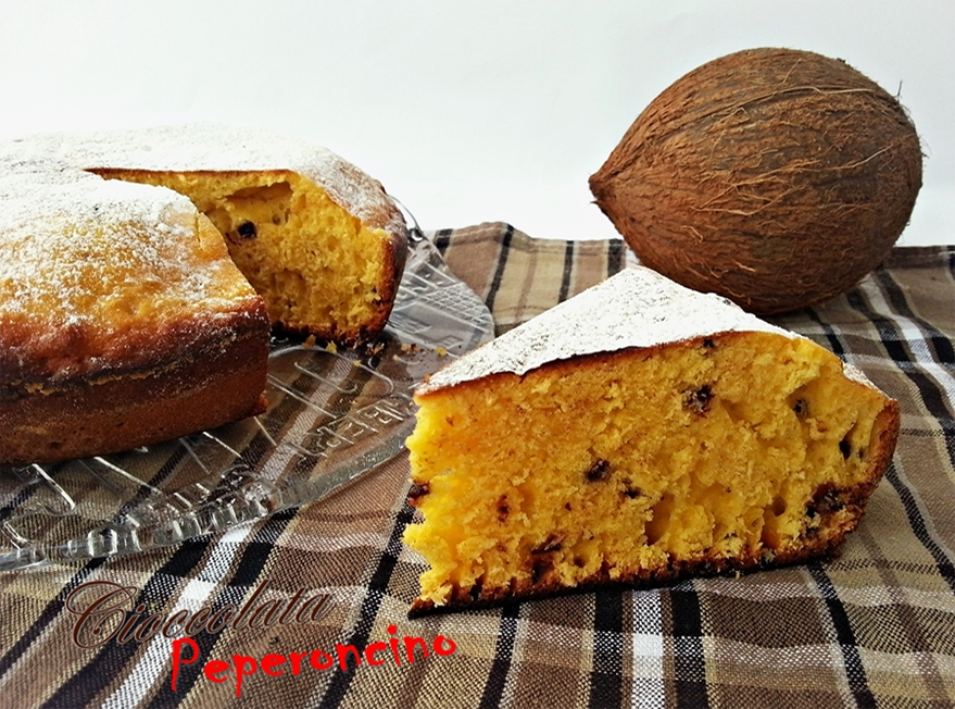 Torta in padella; cioccolata e cocco