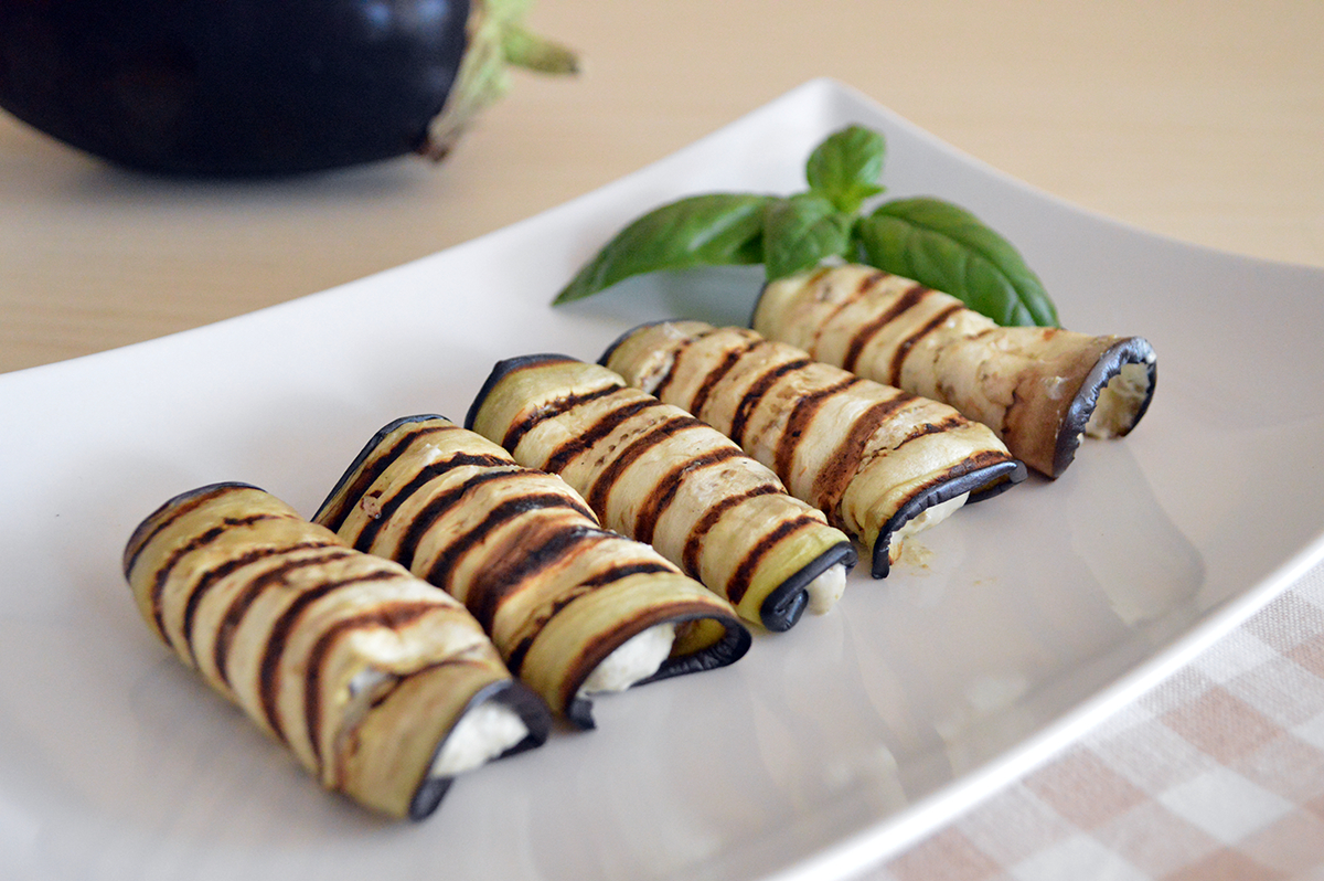 involtini di melanzane ripiene con Bimby