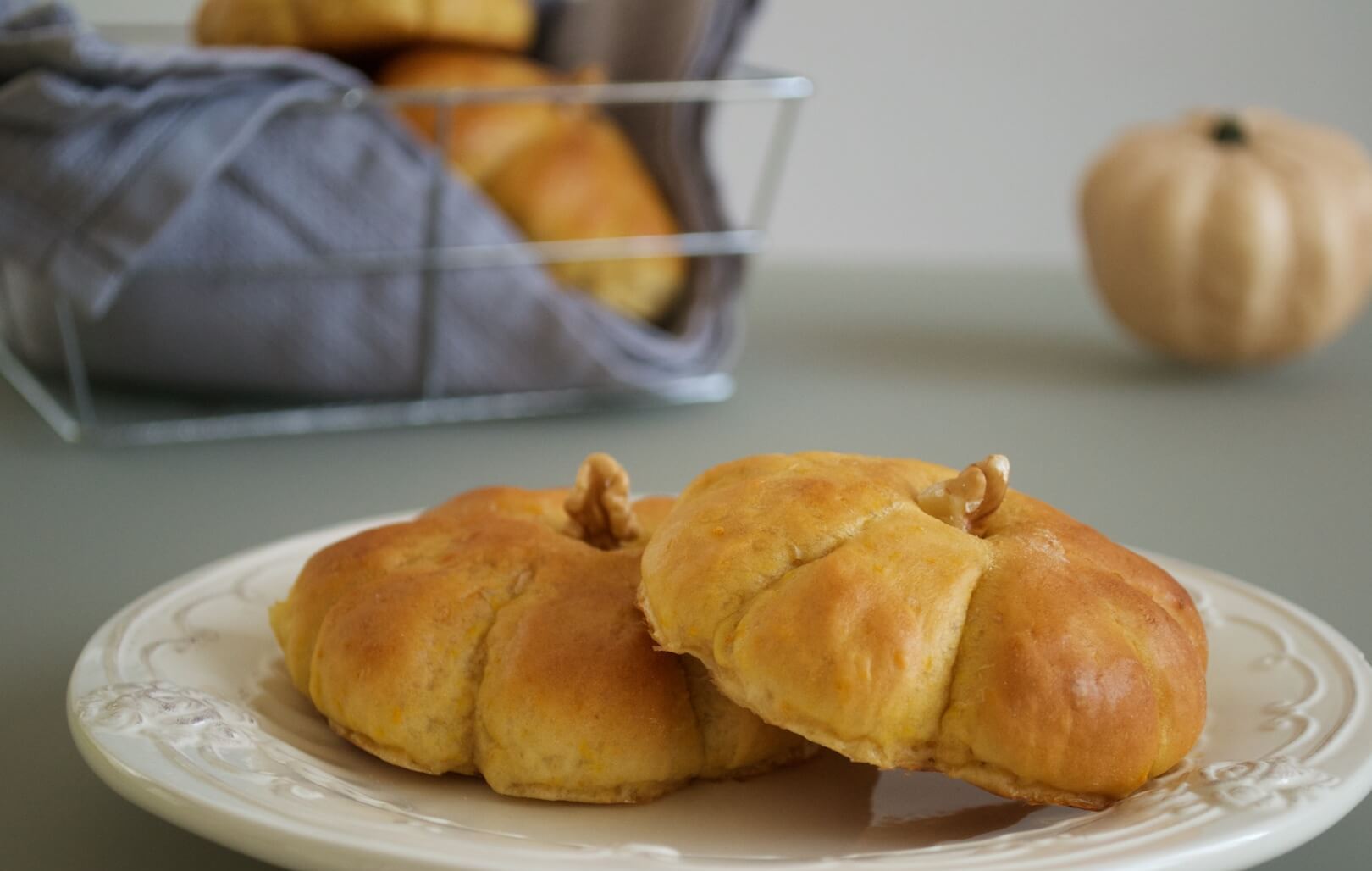 Panini a forma di zucca con Bimby