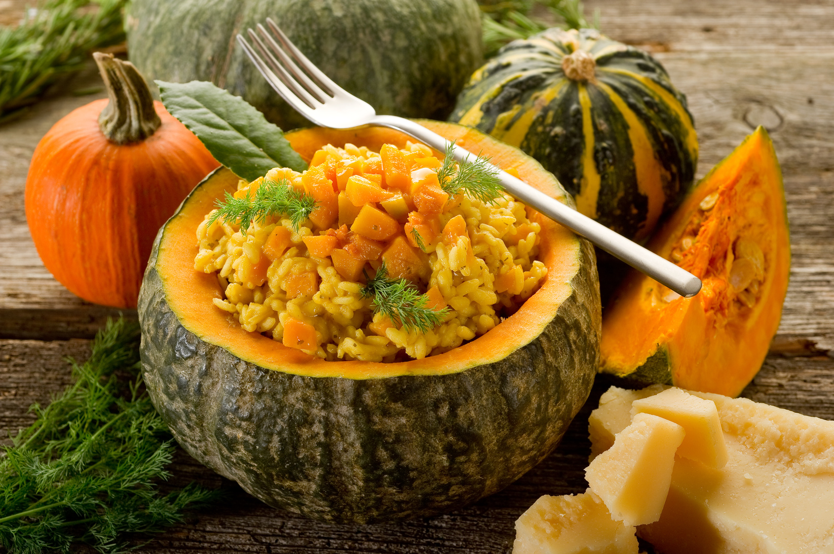 Risotto zucca Halloween Bimby