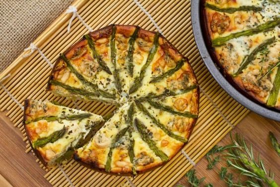 torta salata agli asparagi