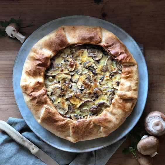 torta salata ai funghi