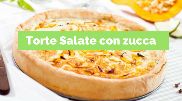 torta salata con zucca