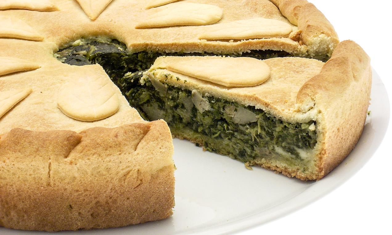 Torta salata con erbette