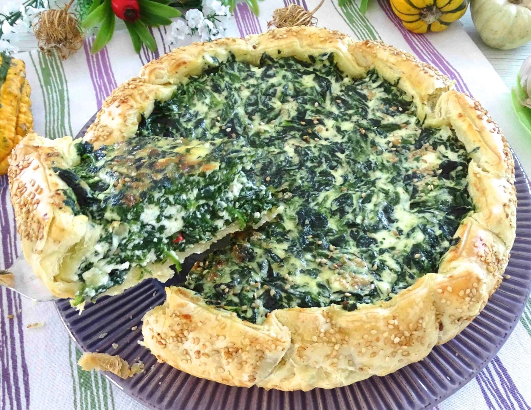 Torta salata con erbette