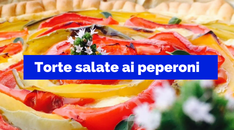 Torta salata ai peperoni