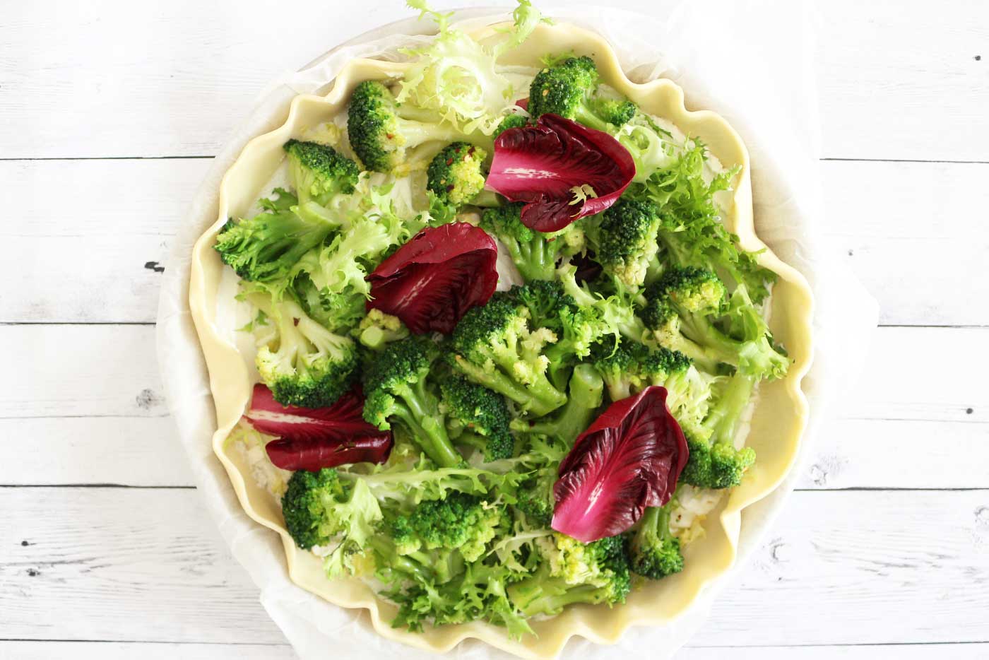 Torta salata con broccoli