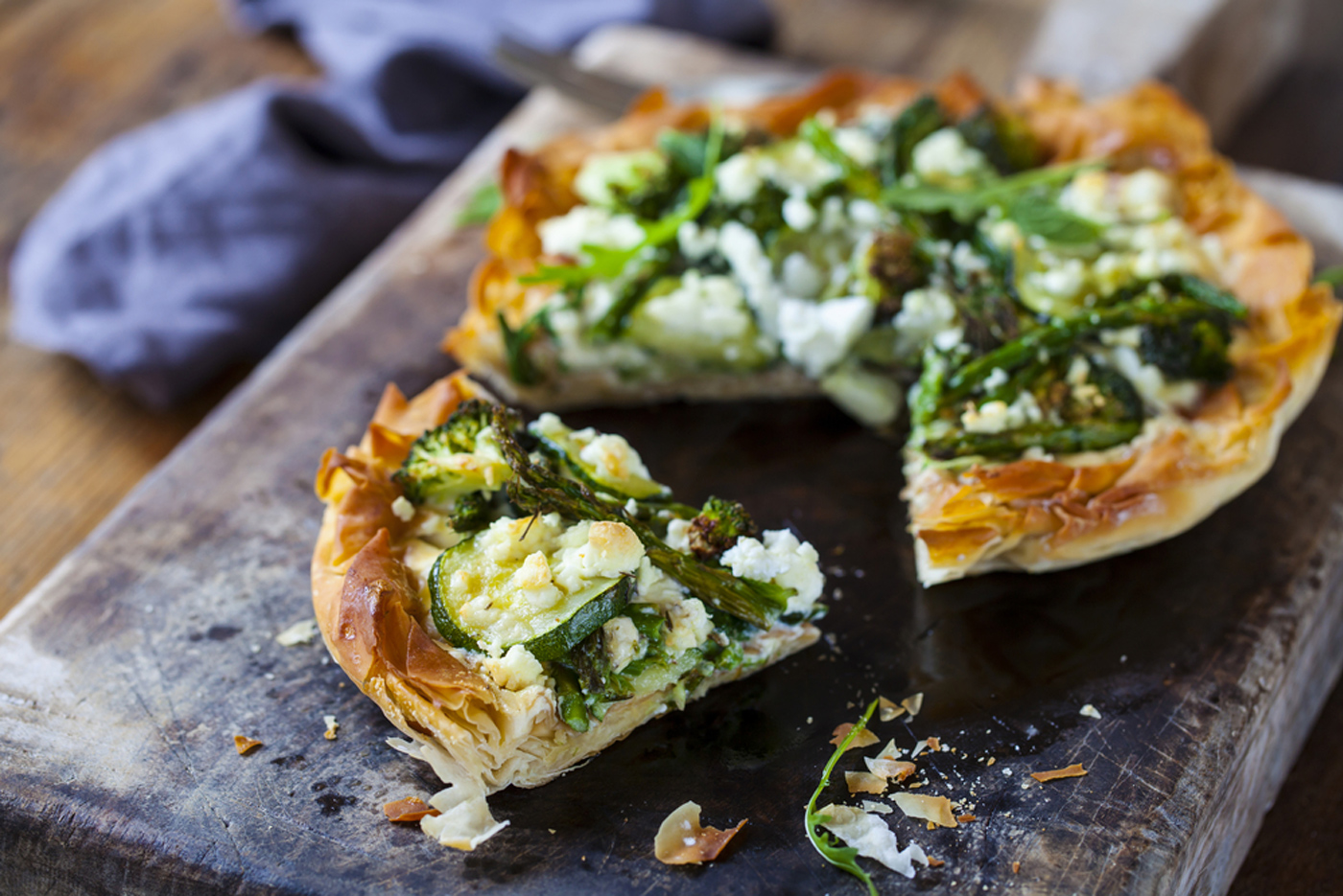 Torta salata con broccoli