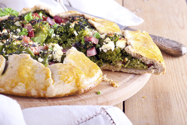 Torta salata con broccoli