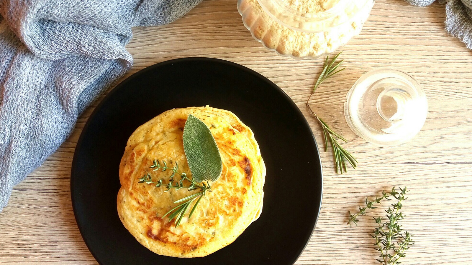 farinata di ceci con verdure