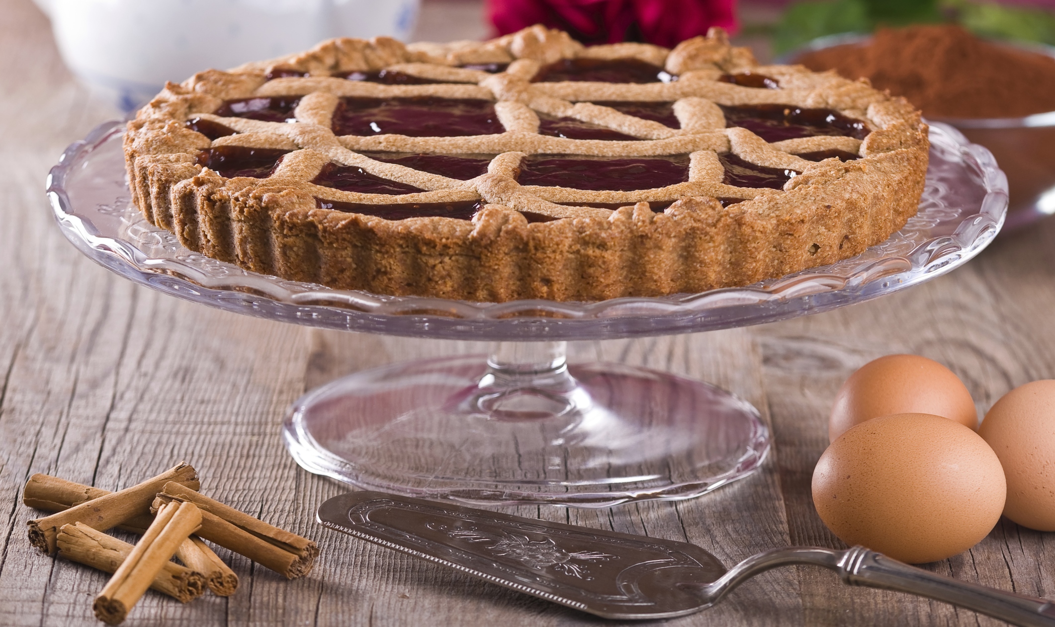 crostata con farina integrale