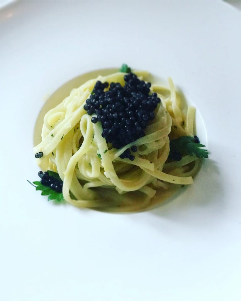 linguine al caviale