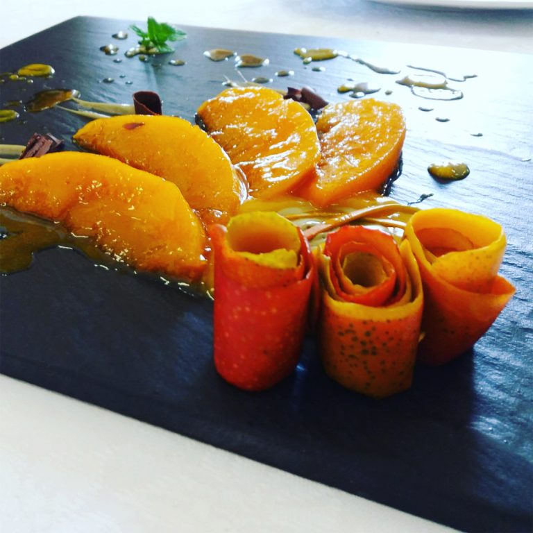 mango flambé