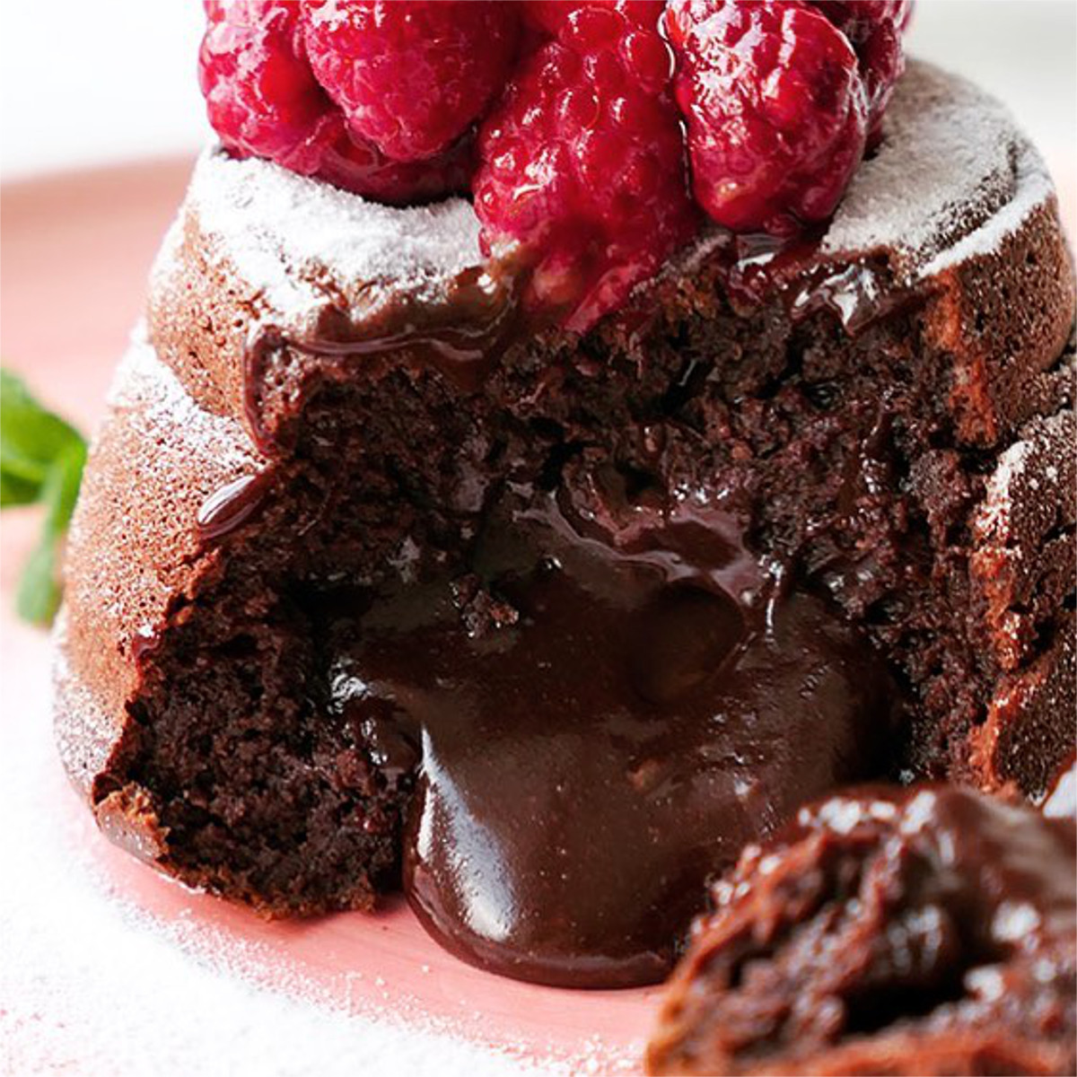 tortino di cioccolato con cuore fondente