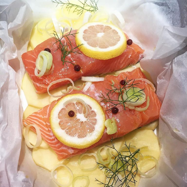 salmone al cartoccio