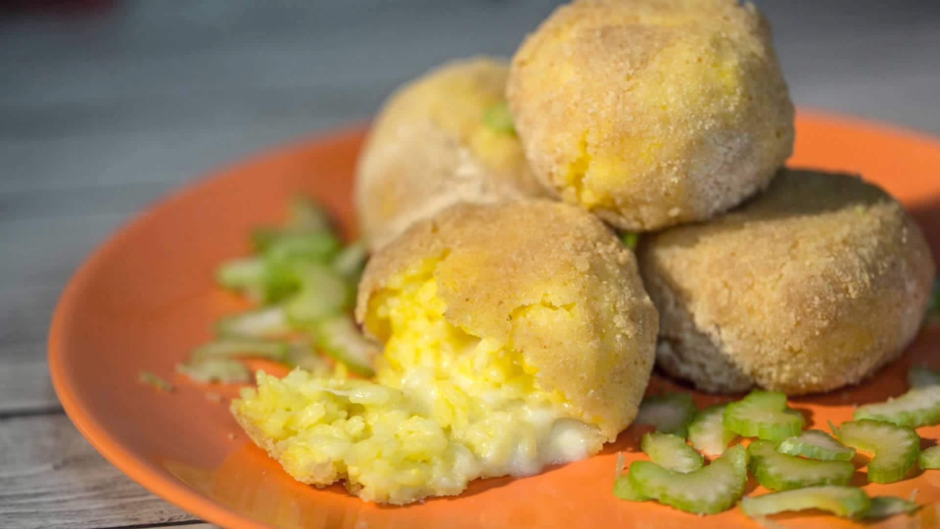 arancini senz aburro e senza uova