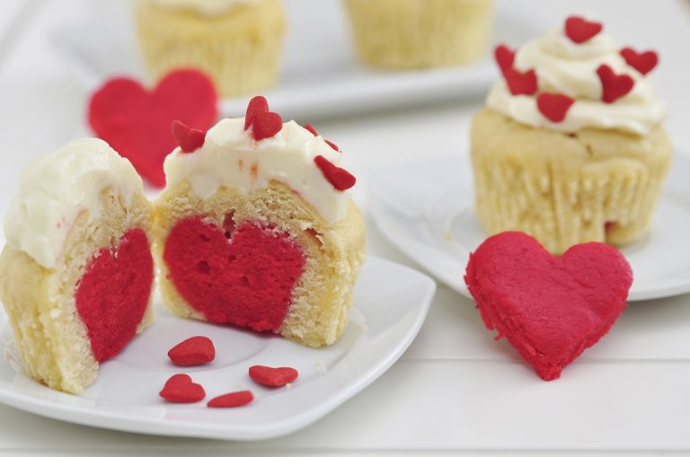 cupcake con cuore al centro 1