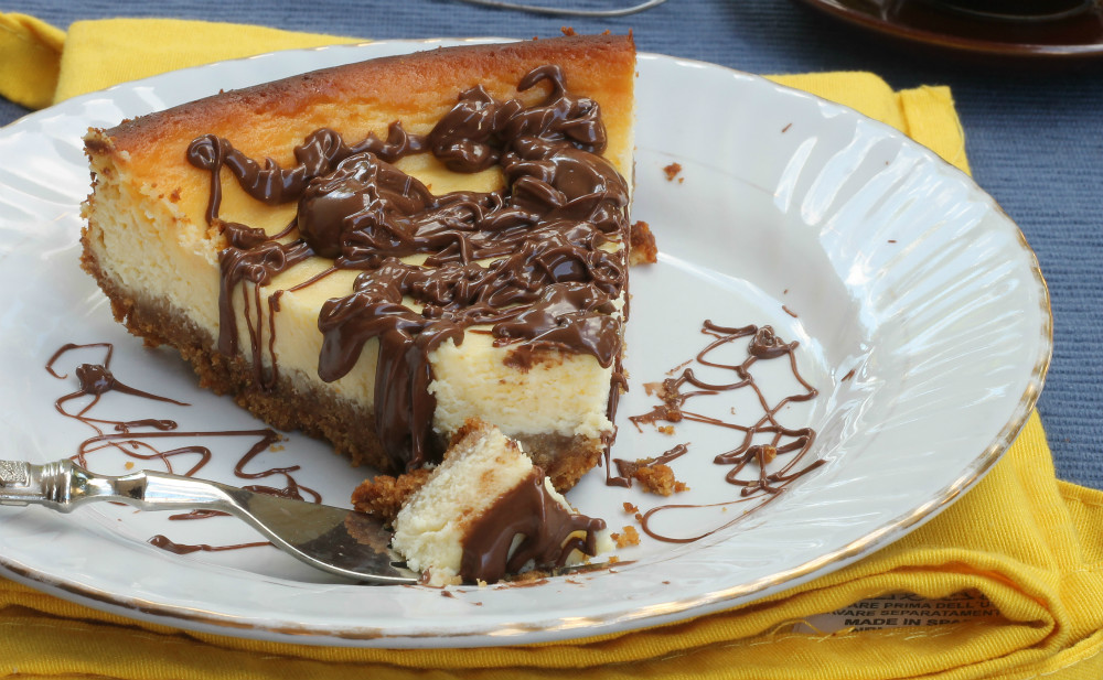 cheesecake nutella forno