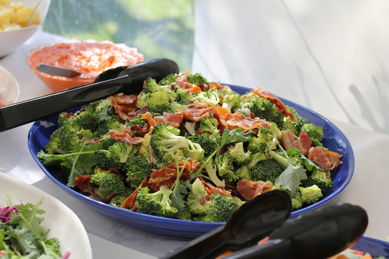 broccoli in padella con pancetta