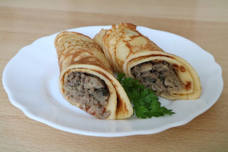 crepes ripiene di carne