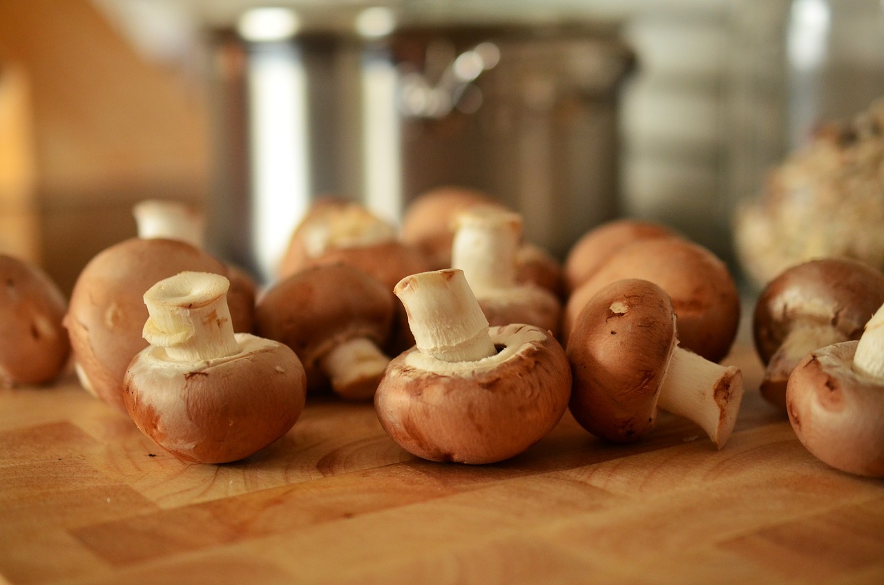 funghi ripieni con tonno