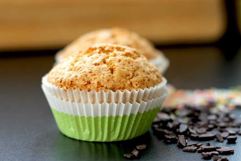 muffin al cioccolato bianco