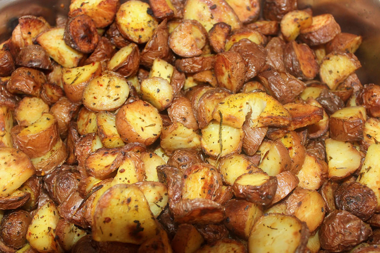 patate al forno con la buccia