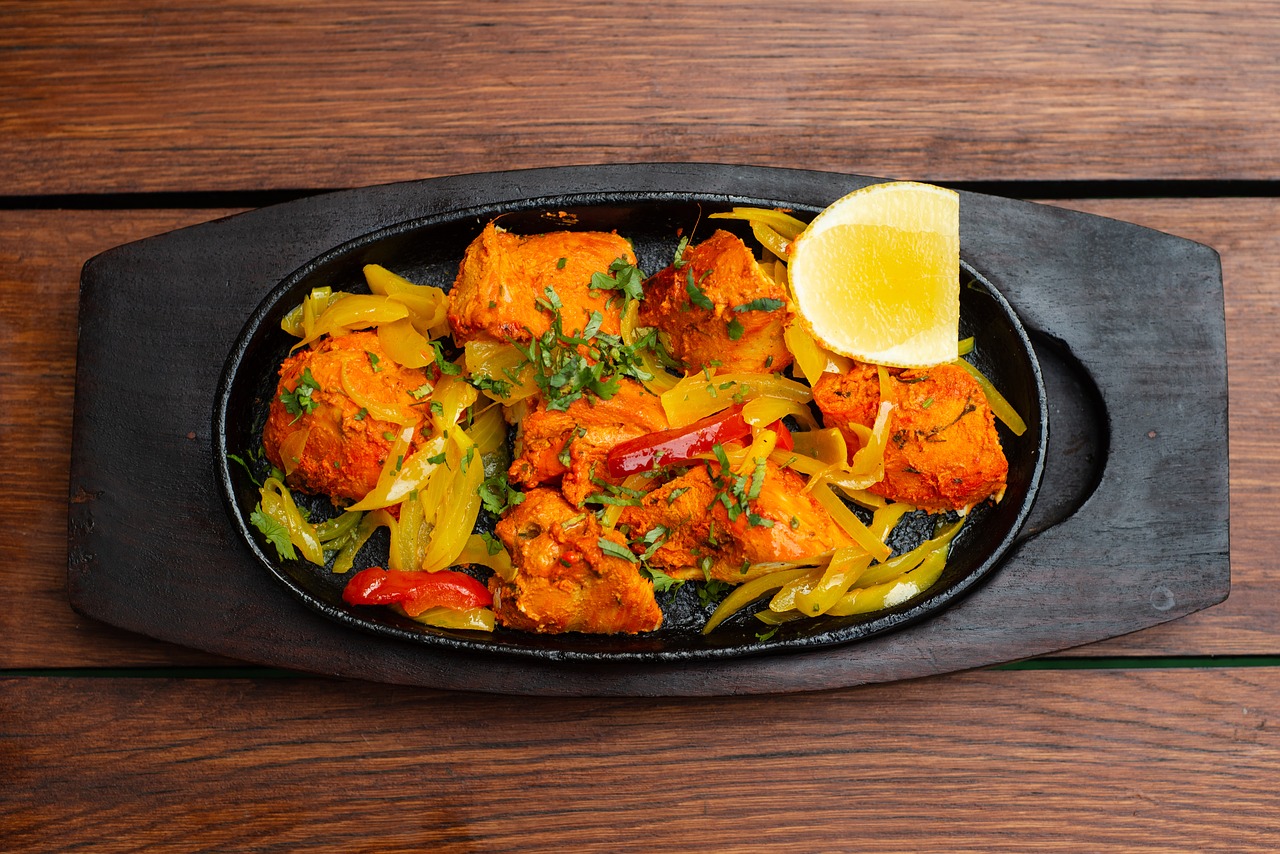 pollo al curry con verdure