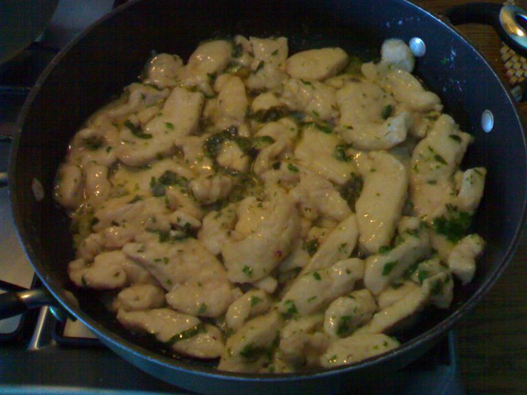 scaloppine di pollo al vino bianco