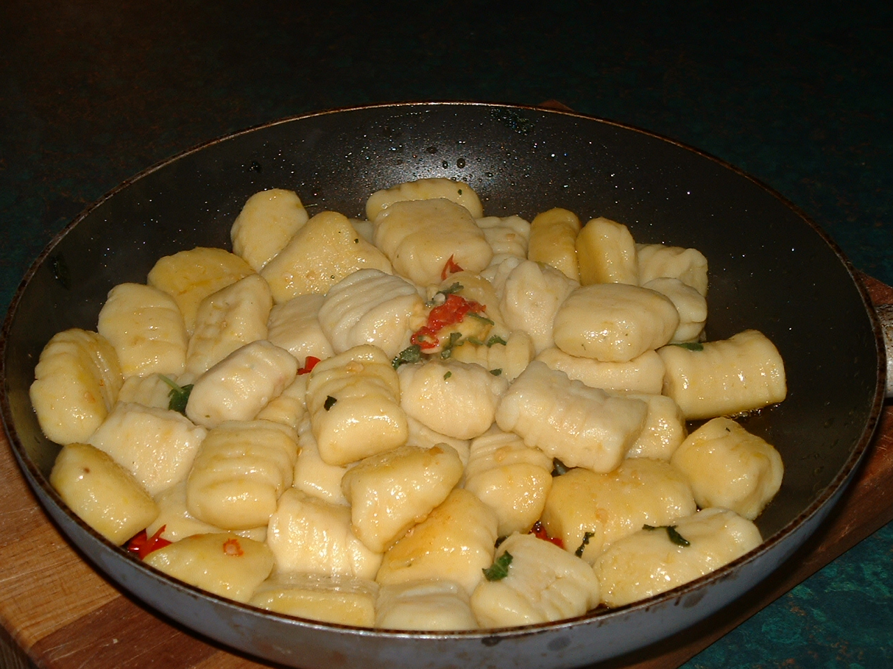 gnocchi ai funghi e panna