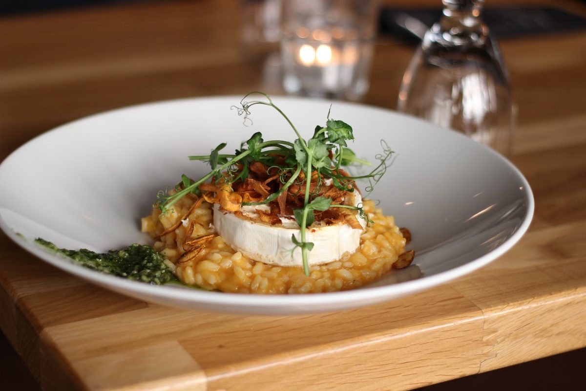 risotto alla zucca gialla e formaggio