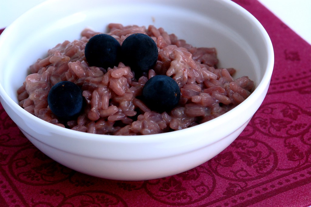 risotto con l'uva