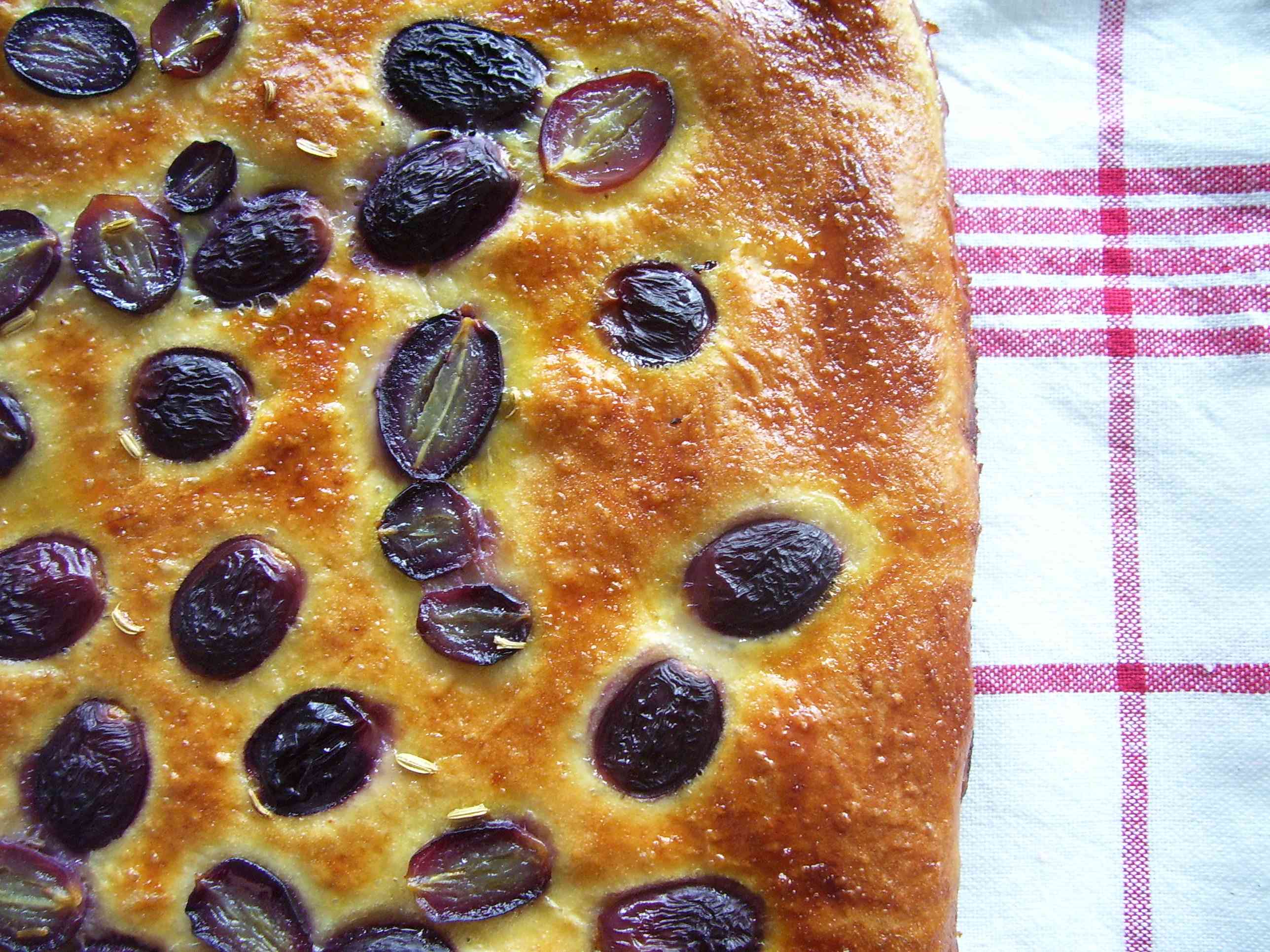 schiacciata con l'uva