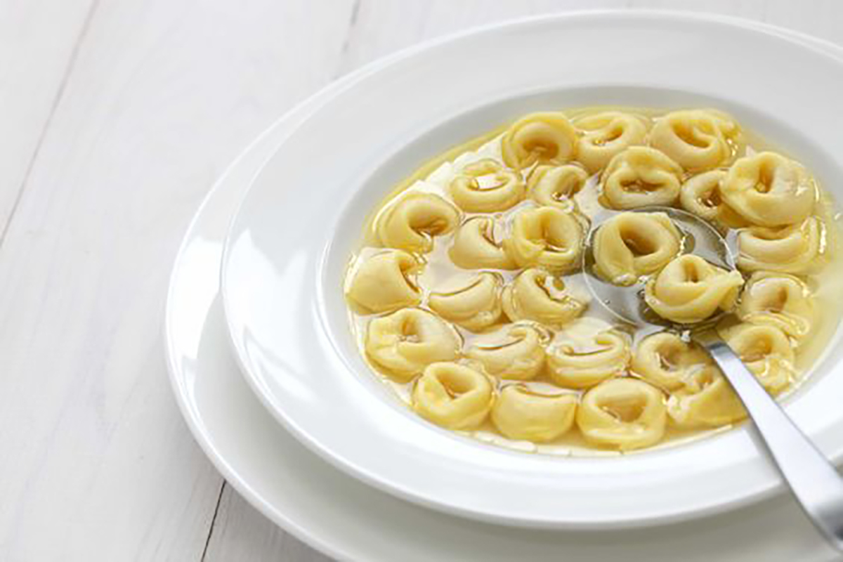 Tortellini in brodo vegetale