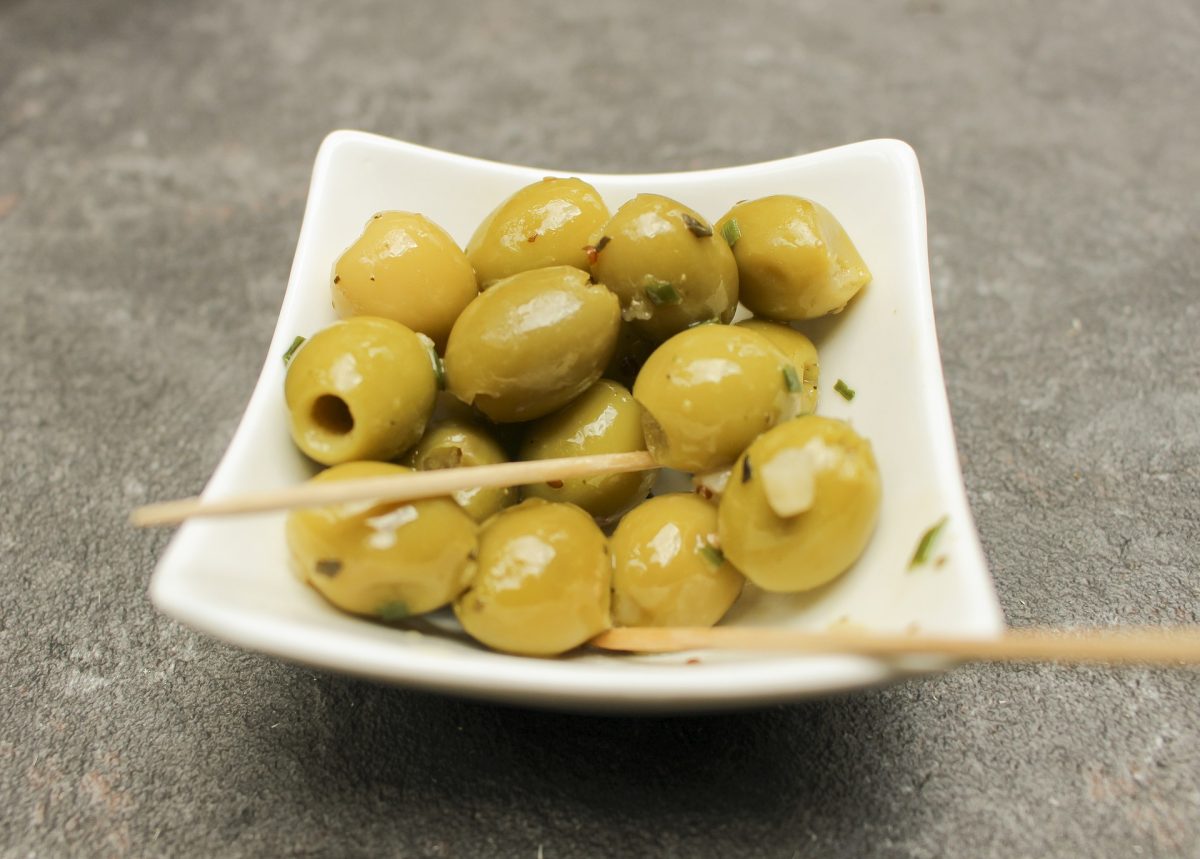 Olive in salamoia alla siciliana