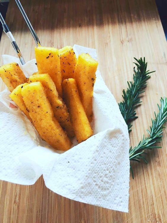 Polenta bianca fritta ricetta