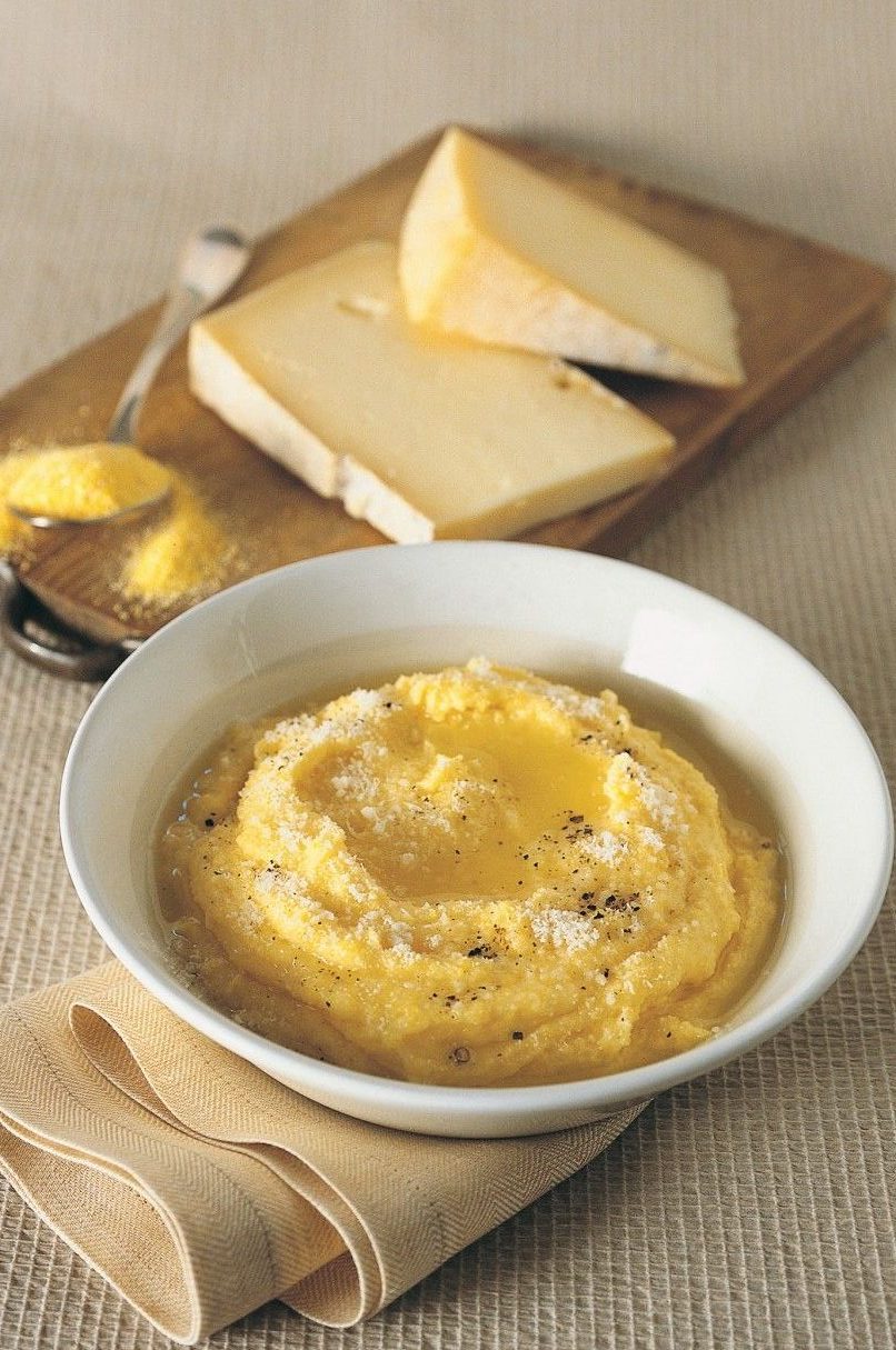 polenta taragna con formaggio fuso