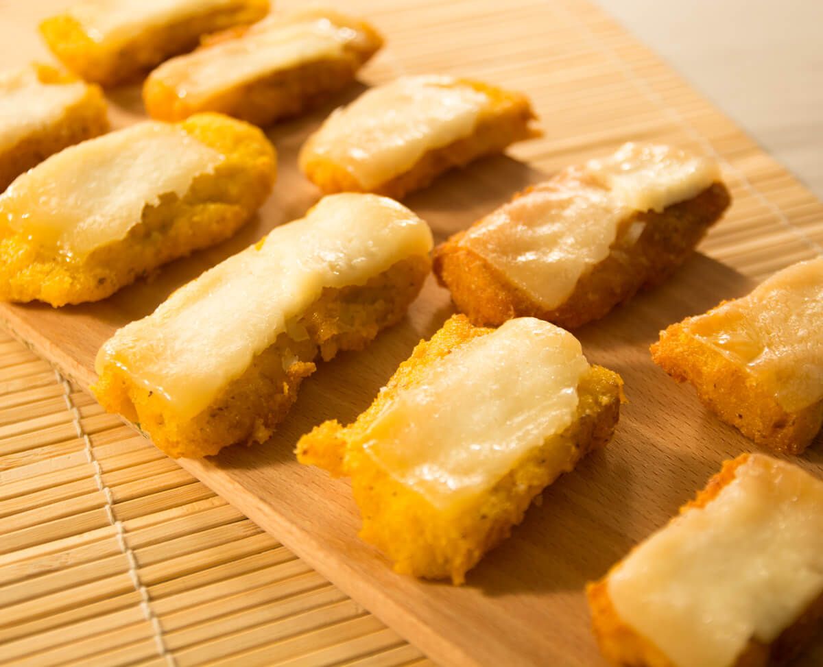 ricetta polenta fritta con formaggio fuso