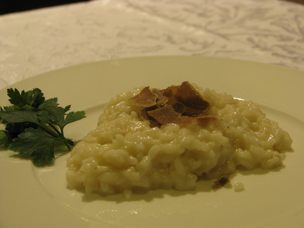 risotto tartufo bianchetto