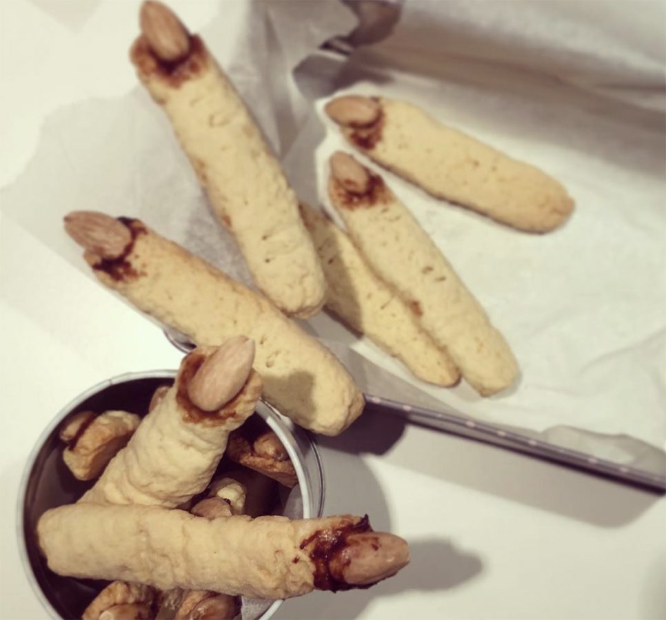 Biscotti dita di strega con Bimby