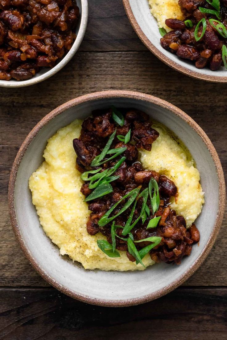 smoky beans and polenta