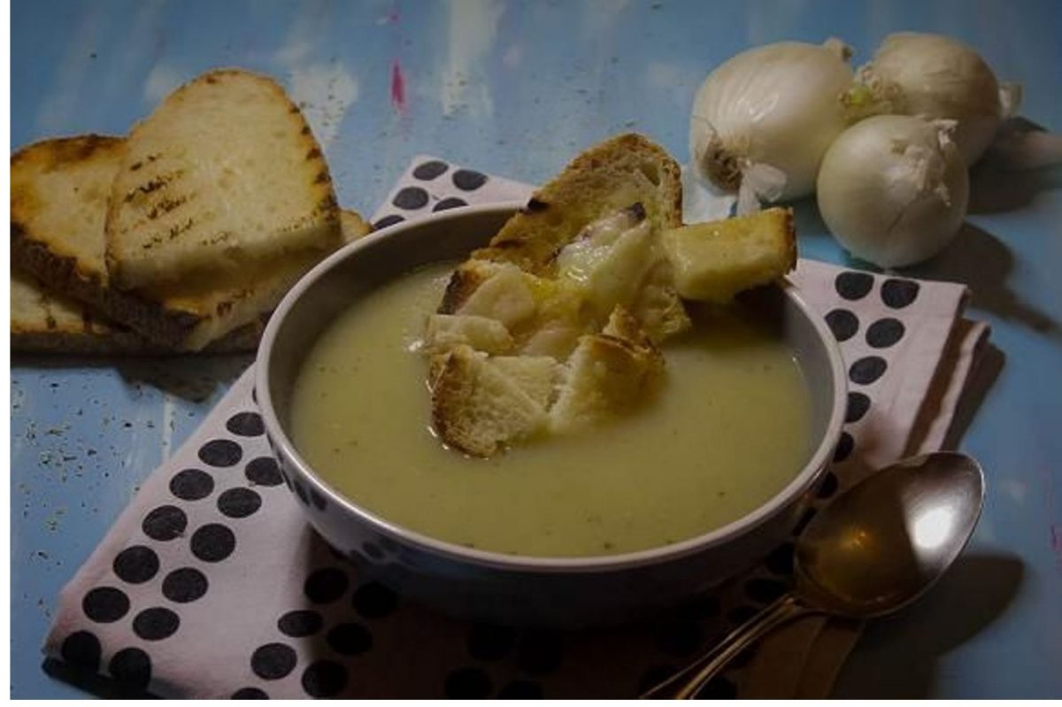 zuppa di cipolle e patate