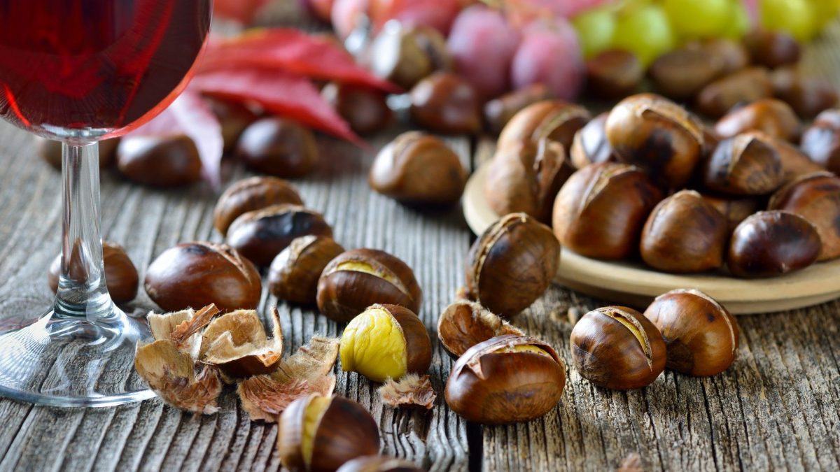 castagne secche al vino rosso proprietà