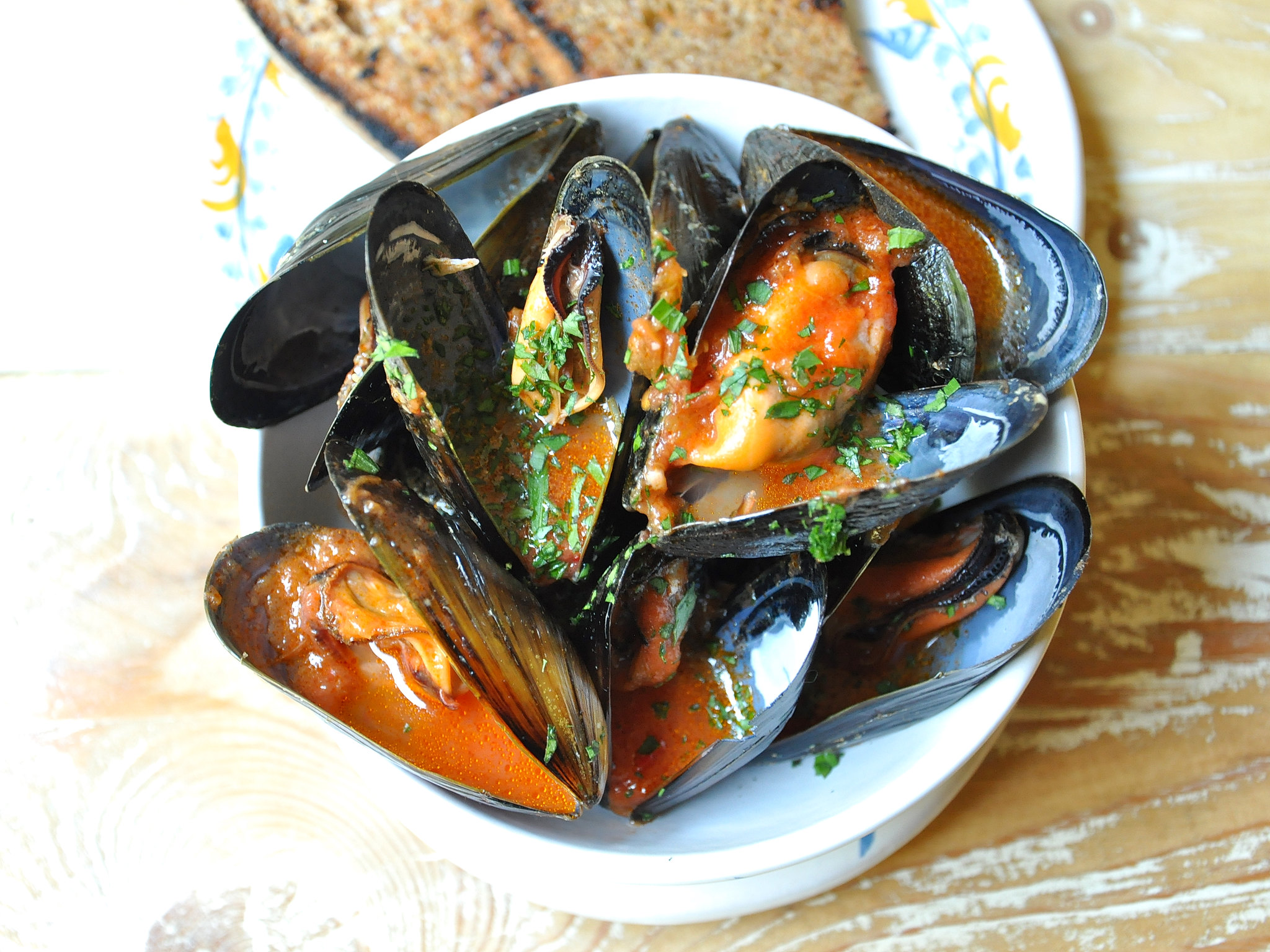 cozze al guazzetto ricetta