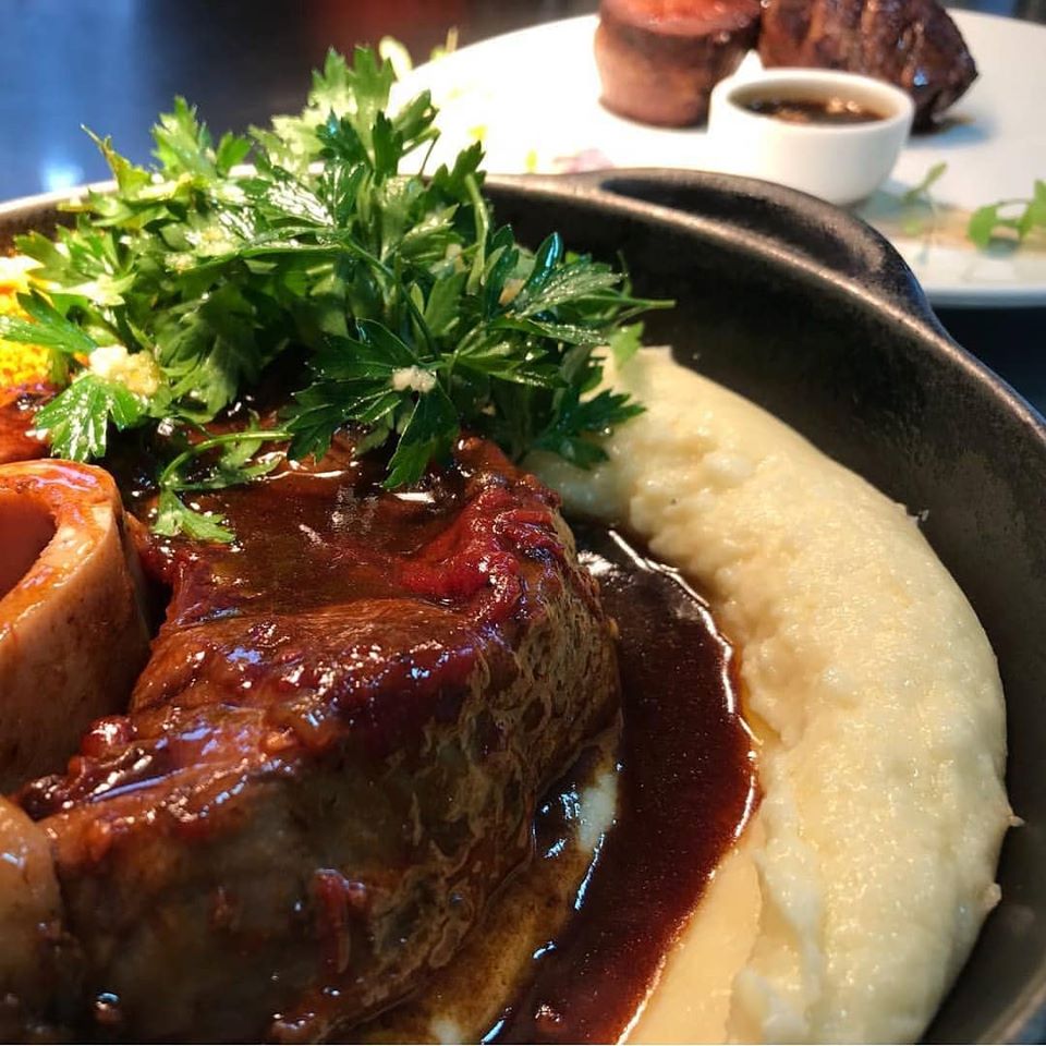 Ossobuco con polenta taragna